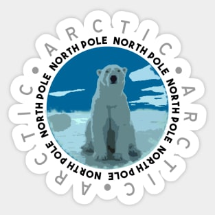 North Pole, The Arctic Sticker